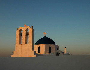 Church at sunset